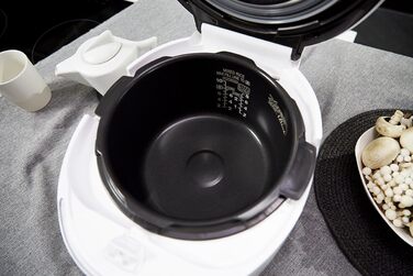 Мультиварка CUCKOO CMC-QSB501S iCook Q5 Premium з функцією парового тиску, 4.75 л, 8-в-1, з голосовим керуванням, 3D нагріванням, підтримкою температури, нержавіюча сталь з антипригарним покриттям