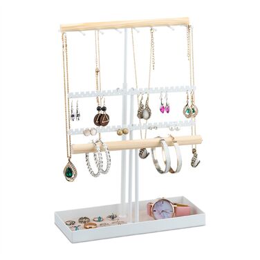 Підставка для прикрас Relaxdays з регульованою висотою, Т-подібної форми