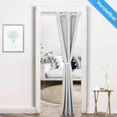 Штанга для карниза без свердління 76-165 см. Телескопічна штанга для душу, штанга для штор, вішалка для одягу, натяжна штанга, регульована для ванної кімнати, вікна, кухні, шафи (59-118 см, білий)