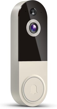 Відеодзвінок бездротовий 1080P з AI-розпізнаванням, нічне бачення, 2-сторонній аудіо, на батарейках, хмарне сховище, Wi-Fi 2.4 ГГц, для внутрішнього та зовнішнього використання