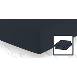 Еластичний трикотажний пружинний лист/пружинний лист коробки 180/200x200/220, (чорний)