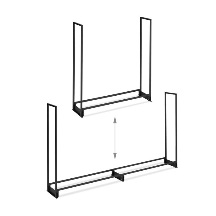 Поличка для дров Relaxdays з кришкою