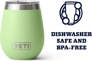 Термокружка YETI Rambler з нержавіючої сталі, вакуумна ізоляція, кришка MagSlider, 296 мл, Key Lime