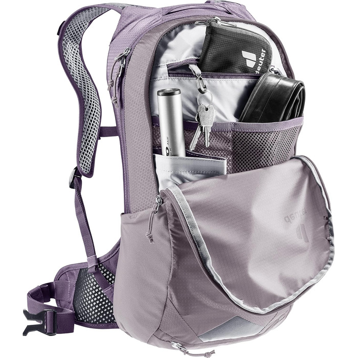 Велосипедний рюкзак deuter Unisex Race Air 10 (1 упаковка) (10 л, лавандово-фіолетовий)