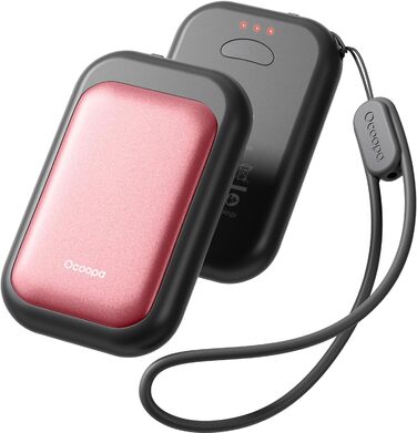 Електричні грілки для рук OCOOPA UT4 Young (рожеві) - 5000mAh, водонепроникні, USB, 2 шт.