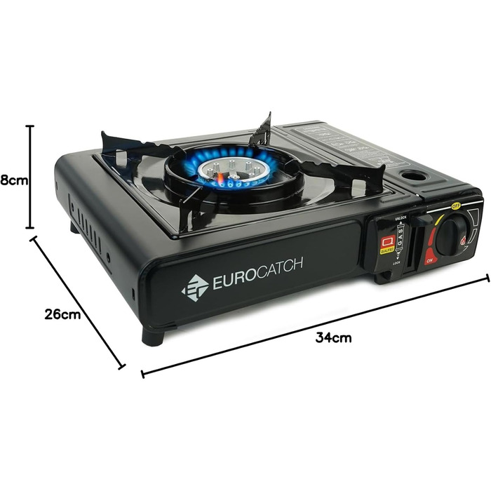 Газовий набір для кемпінгу Outdoor з 8 балончиками газу - портативний газовий пальник для відпочинку на природі