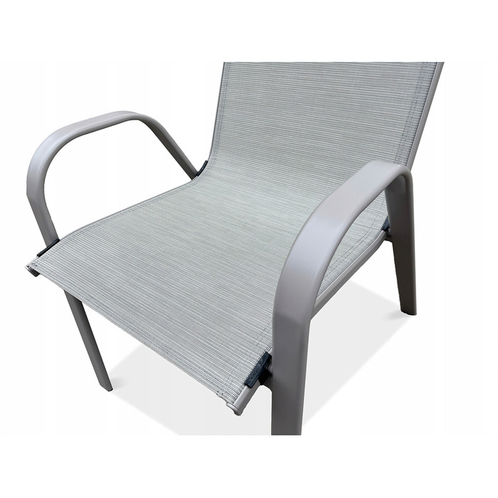 Комплект садових металевих меблів Focus Garden обідній, бежевий, 7 предметів