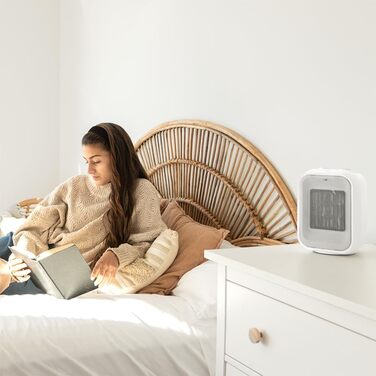 Обігрівач настільний Cecotec ReadyWarm 1500 Max Ceramic Rotate - керамічний, 1500 Вт, з регулюванням температури та 3 режимами, площа обігріву 15 м²