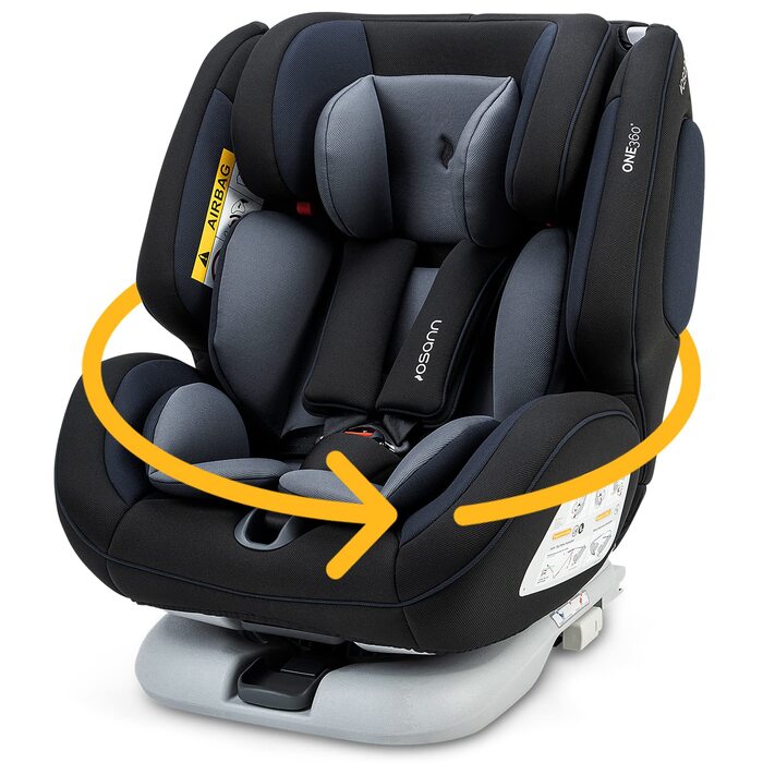 Дитяче автокрісло Osann One360 група 0/1/2/3 (0 36 кг), Дитяче автокрісло з Isofix (Twill Navy)