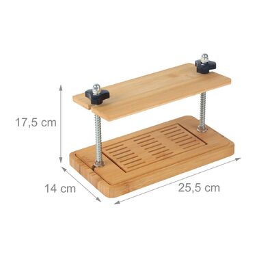 Пресс для тофу Relaxdays з бамбука та нержавіючої сталі