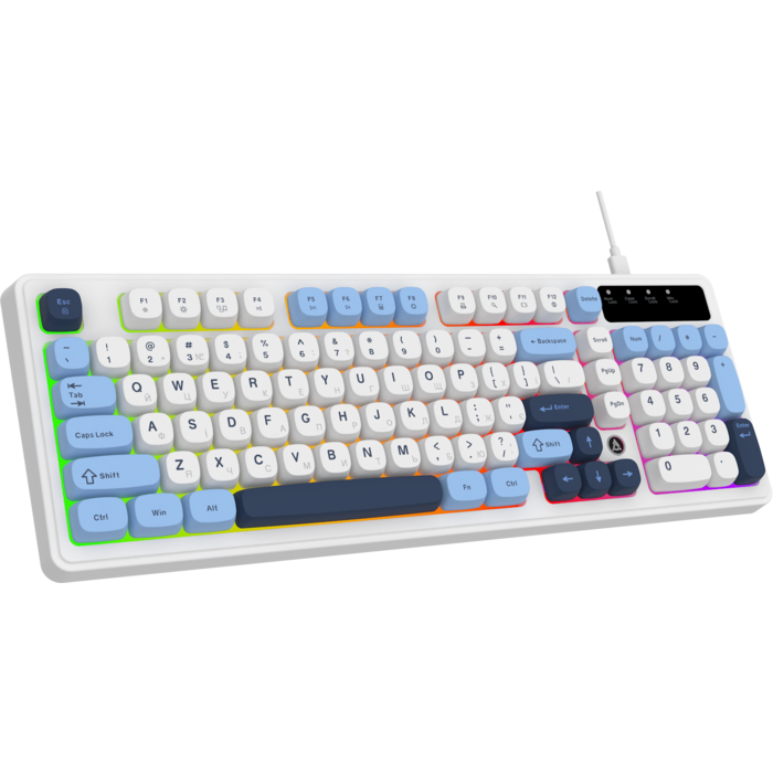 Дротова клавіатура Ajazz AF98 Glacier Blue (AF98-GB)