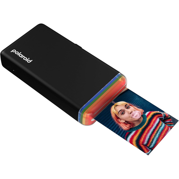 Polaroid Hi-Print 2-ге покоління: Bluetooth-принтер для фотографій 2x3 дюймів (чорний)