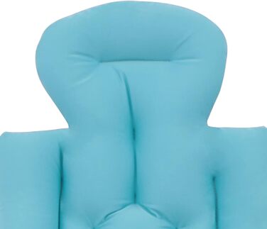 Килимок для ванни 113x40 см з подушкою для тіла, ергономічна підтримка голови, шиї та спини (синій)