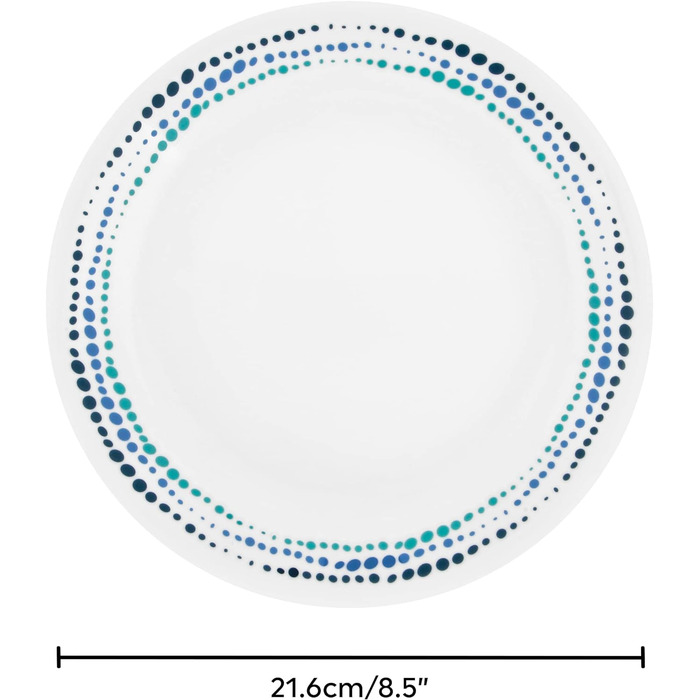 Набір посуду Corelle 1147166, 12 предметів, карміновий червоний, для 4 осіб, компактний, легкий