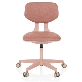 Дитячий офісний стілець KID COLORE з тканиною рожевого кольору hjh OFFICE