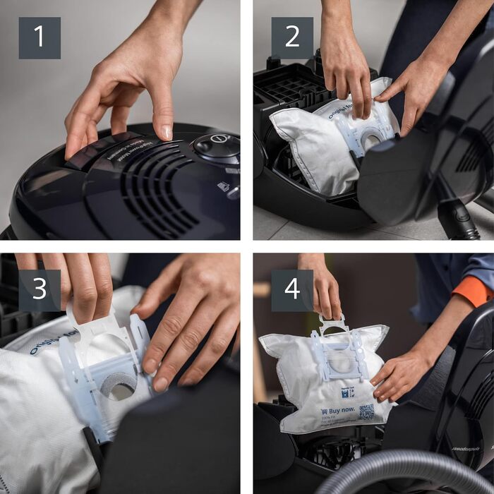 Пилгопоглинач Siemens synchropower VS06A111: мішок, для твердих підлог та килимів, гігієнічний фільтр, сильна тяга, 600 Вт, блакитний