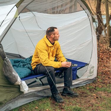 Польове ліжко XXL 200 кг, складане, 210x70/100 см – легке розкладне ліжко для кемпінгу