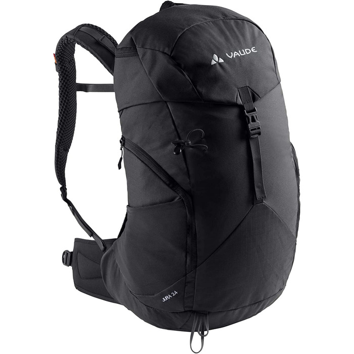 Похідний рюкзак з вентиляцією на спині - з дощовиком - 24 літри (один розмір підходить всім, чорний), 24-