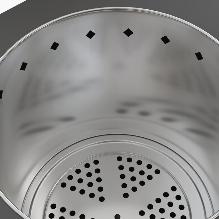 Вогнище, мангал для вогню, кострище, з мітлою, 45 x 38,8 x 46,5 см, сріблястий + чорний