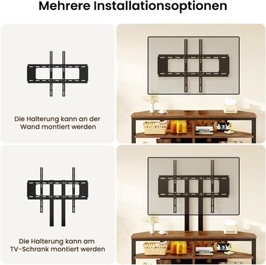 Кутова тумба під телевізор Dripex з кріпленням та LED підсвіткою 106 см