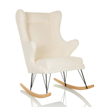 Крісло-шезлонг MAPOON, оббивка Bouclé, білий колір, hjh LIVING