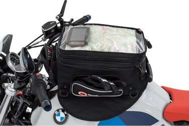 Сумка-бак для мотоцикла QBag, кріплення магніту та ременя, сумка-бак, 20 27 літрів, чорна