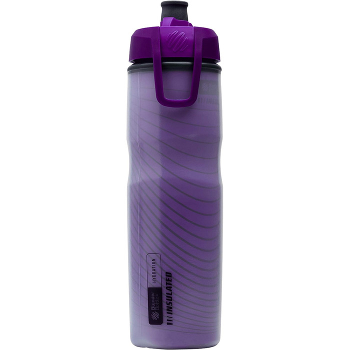 Термоізольована велосипедна пляшка для води Squeeze 710 мл - Bike & Sport з технологією Omniflow (Plum)
