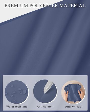 Набір органайзерів для подорожей Anjing (10 предметів), водонепроникні пакувальні куби для валізи, компактний набір для зберігання речей у дорогу, темно-синій