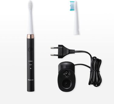 Звукова зубна щітка Panasonic EW-DM81-K503: електрична, з двома насадками, чорна