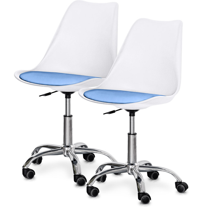 Комплект (2шт) крісло Evo-Kids Capri White / Blue (арт H-231 W/BL-Х2)