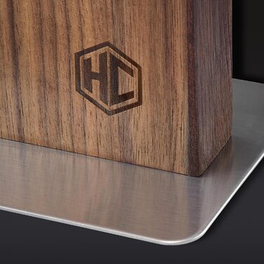 Тримач для ножів HexClad Magnetic Walnuss - Магнітний, для кухні та дому