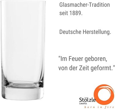 Склянки для води Stlzle Lausitz серії New York Bar i набір з 6 склянок можна мити в посудомийній машині I великі келихи для соку I Універсальні келихи a