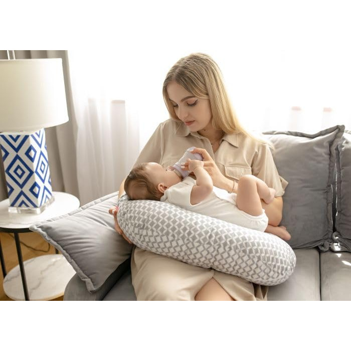 Подушка для годування Motherhood Ergonomічна, Оeko-Tex Standard 100, колір Бежевий Класик