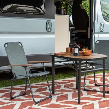 Набір посуду для кемпінгу Bo-Camp Melamin 16 предметів (колір: коричневий)