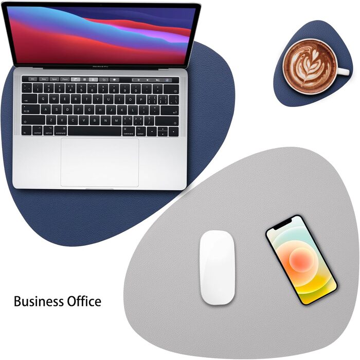 Набір серветок Myir JUN з екошкіри (6 шт., сіро-блакитний)