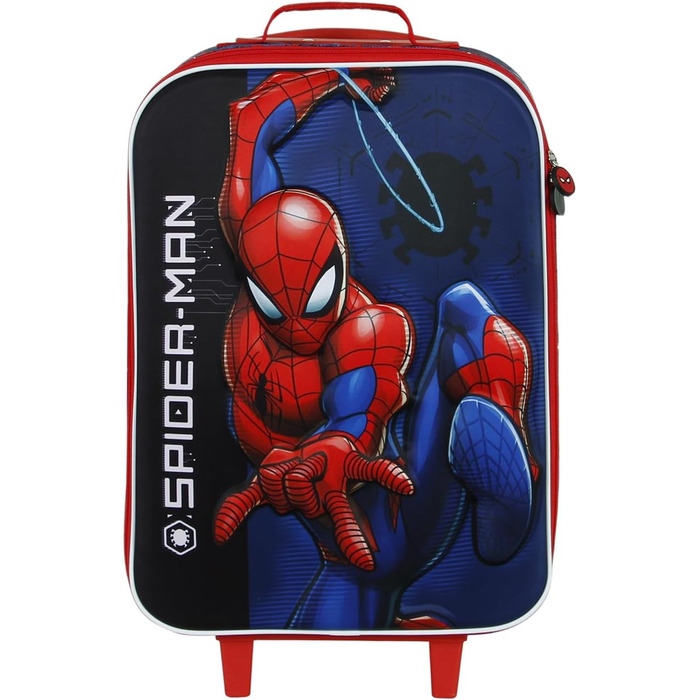 Чохол для візка Spiderman Speed-Soft 3D, червоний, 17x33x52 см, об'єм 26 л