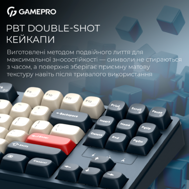 Бездротова механічна клавіатура GamePro Asgard Ragnar (MK285BL)