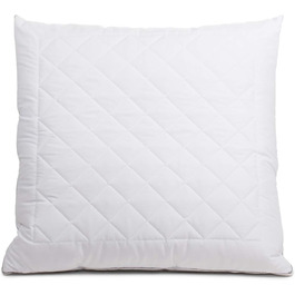 Подушка з внутрішньою подушкою 300 г і кліматичною стрічкою, в т.ч. мішок для наповнення, 80 x 80 см - білий білий 80 x 80 см