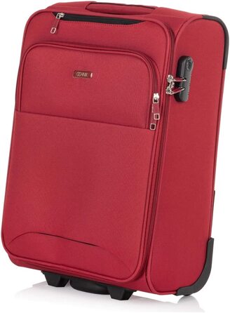 Великий чемодан Ochnik / м'який чохол / Матеріал Ньон / Колір / проріз для зубів / розмір / розміри 7446,531,5 см Місткість 108 Висока якість (Червоний, S)