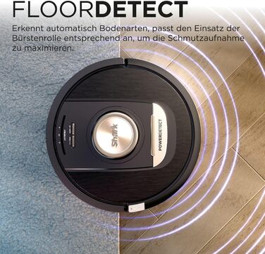 Робот-пилосос Shark PowerDetect 2-в-1 з функцією миття, самостійне очищення на 60 днів, LiDAR-навігація, NeverStuck, керування через додаток, RV2800ZEEU, чорний