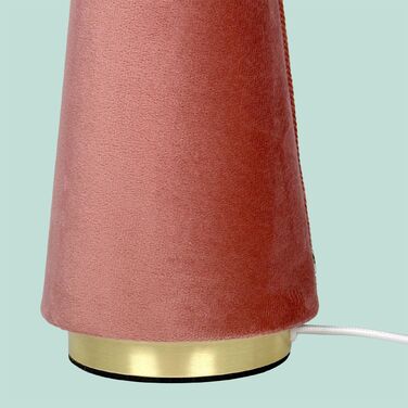 Лампа настільна Relaxdays з абажуром з оксамиту