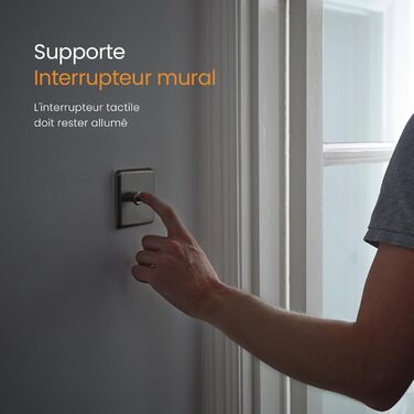 Круглий дзеркало для ванної кімнати EMKE з LED-підсвічуванням, діаметр 60 см, з антизапарюванням + сенсорний вимикач + 3 кольори світла, сучасний дизайн