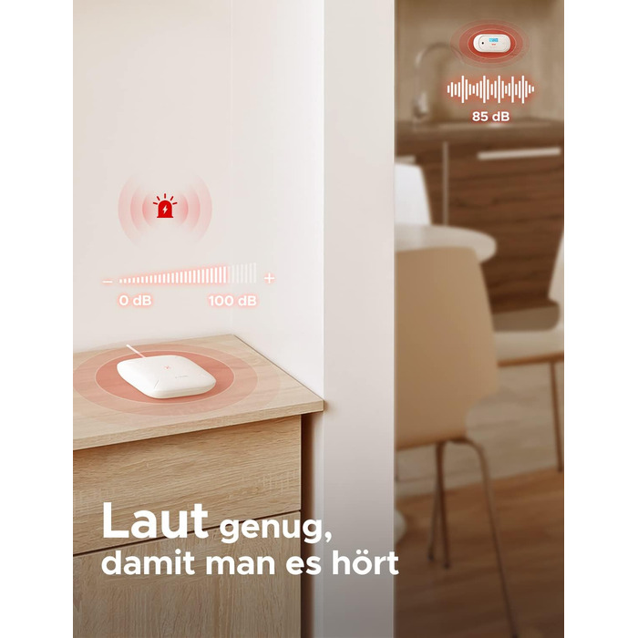 Виявлювач CO X-Sense з LCD-дисплеєм, SBS50, XC01-M (1 шт.) - для дому, з пам'яттю, з базою