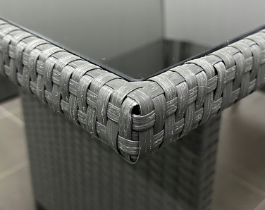 Комплект садових меблів із техноротанга MTG Trade Group, сірий, 7 предметів