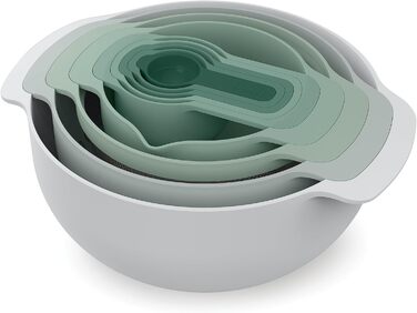 Joseph Joseph Nest 9 Plus: 9-Piece Кухонний Набір, Салатовий Колір, Пластик