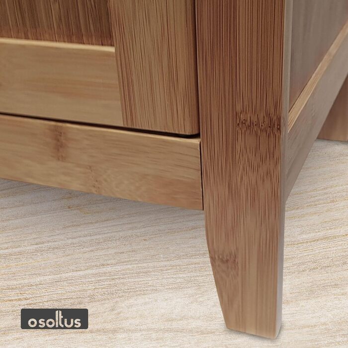 Тумба для ванної кімнати Osoltus Bamboo Bali, коричневий, 66.5x60x30 см