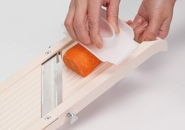 Набір для нарізання овочів Benriner, кремовий колір, стара версія (зелена версія, кремовий, широкий)