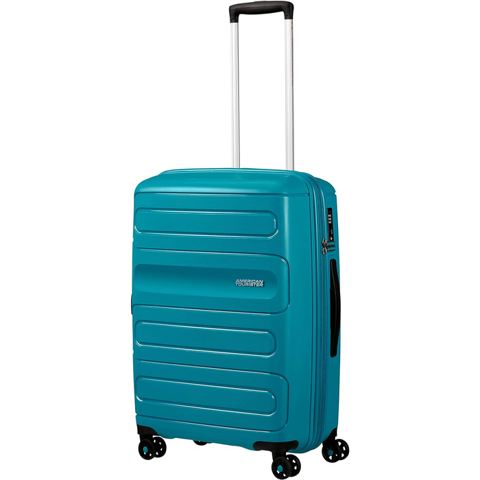 Валіза та візки American Tourister Sunside, M (67,5 см - 72,5/83,5 л) бірюзовий (повністю бірюзовий)