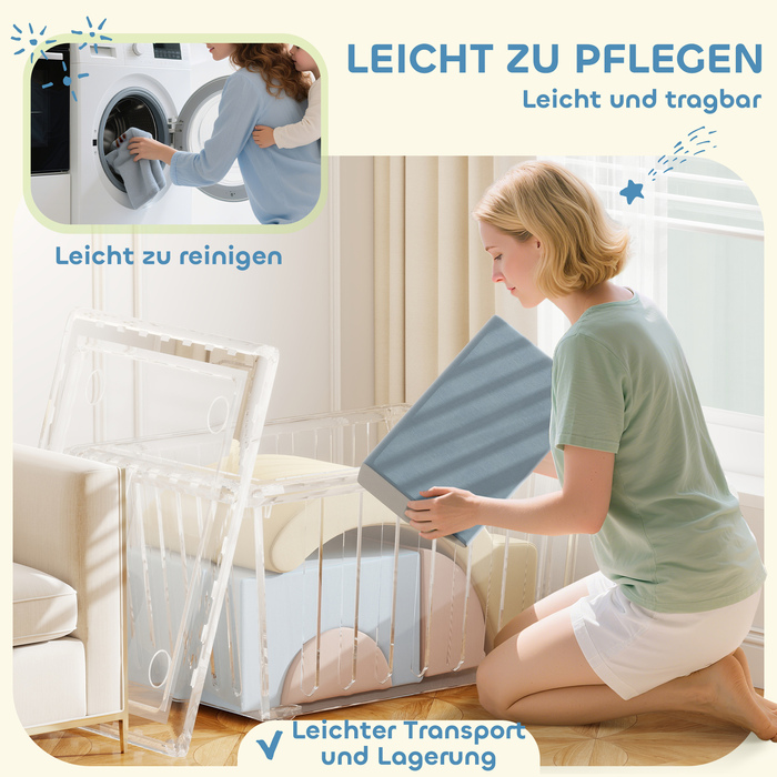 Набір з 5 пінопластових кріпильних блоків, обтягнутих шнуром, легкі, для будівництва, повзання та лазіння, різнокольорові