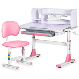 Комплект меблів Evo-kids (стіл+стілець+полиця) BD-22 PN